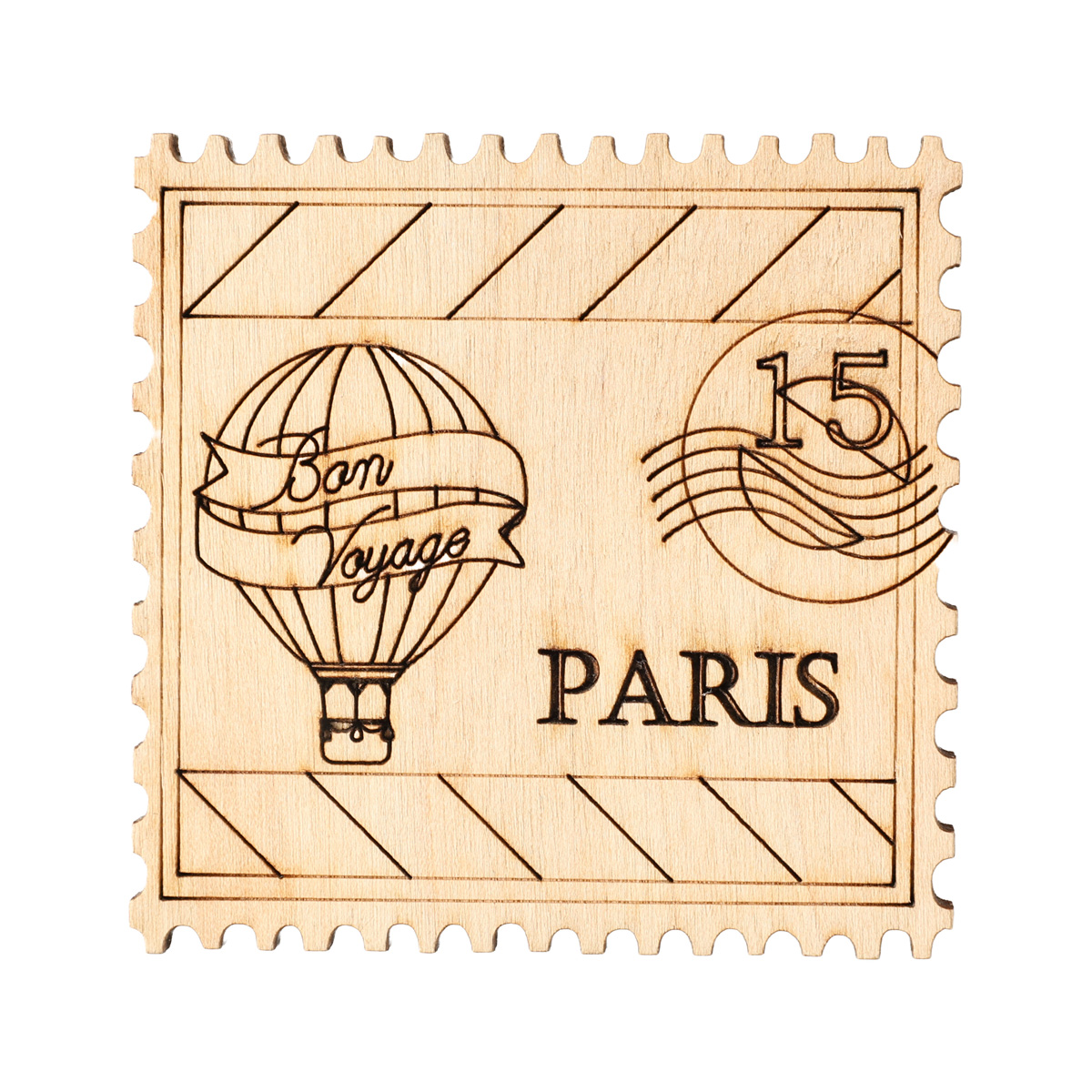 Заготівка дерев’яна Магніт марка №7, 2-080