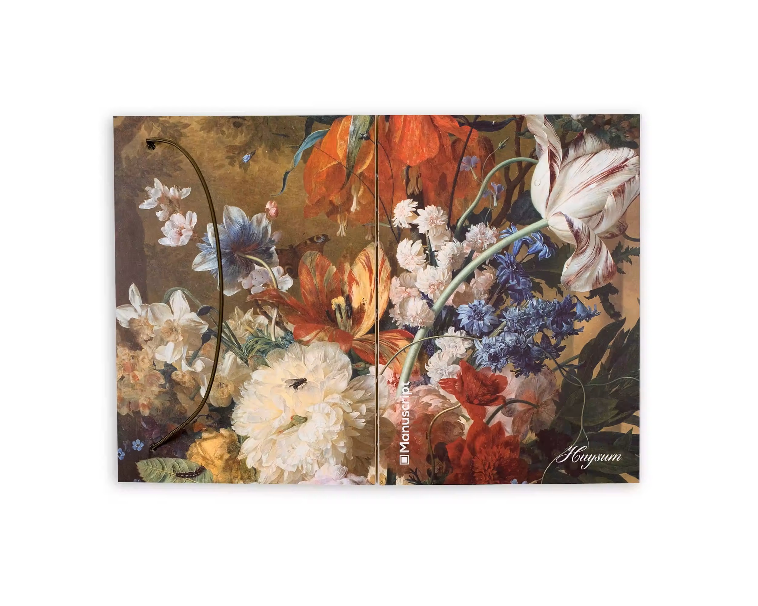 Скетчбук А5 Huysum 1724 Plus, 150 г/м², 160 арк. на гумці, кремовий, Manuscript 4