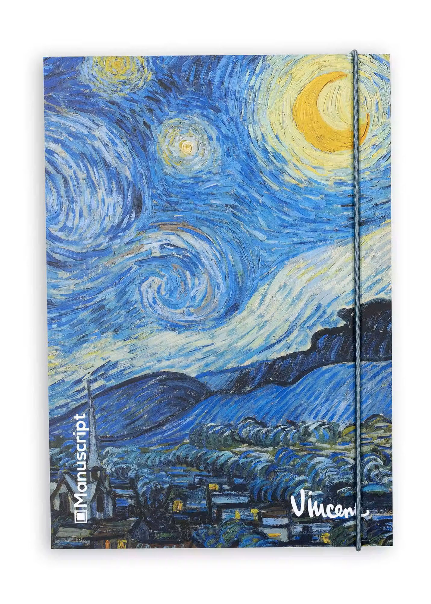 Скетчбук А5 Van Gogh 1889 S Plus, 150 г/м², 160 арк. на гумці, кремовий, Manuscript