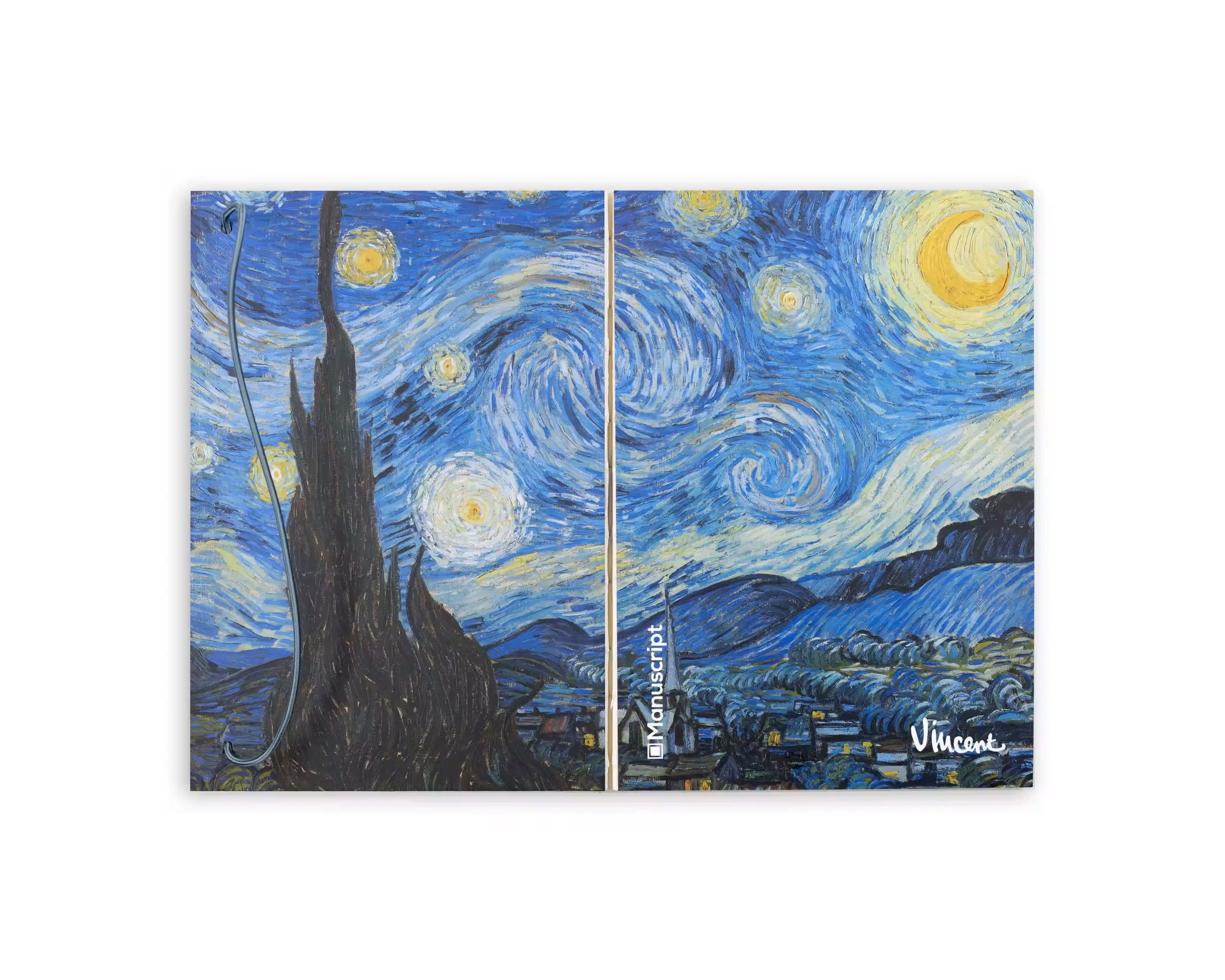 Скетчбук А5 Van Gogh 1889 S Plus, 150 г/м², 160 арк. на гумці, кремовий, Manuscript 4