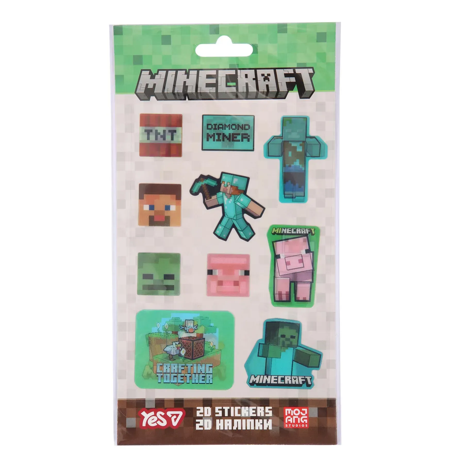 Набір наліпок 2D Yes "Minecraft", 708529 2