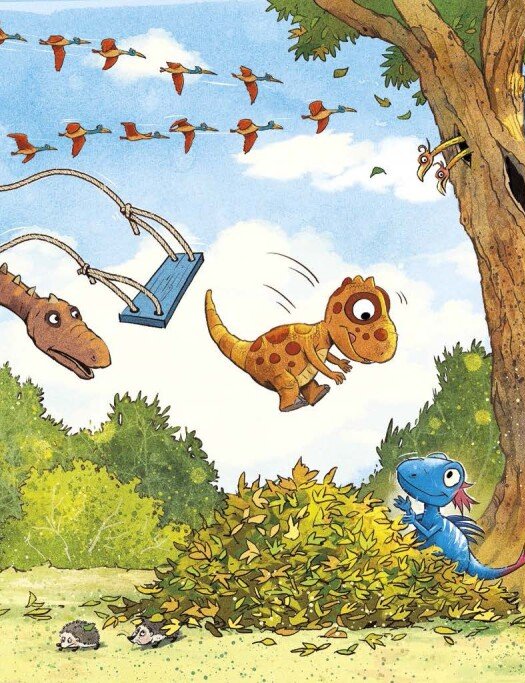 Книга "Друзяки-динозаврики: Квітневі жарти. Мелє Л." (у) (3403) 2