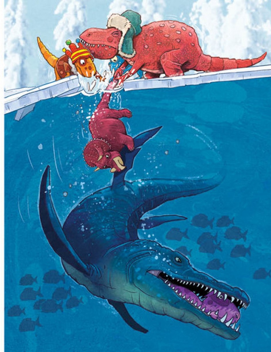 Книга "Друзяки-динозаврики: Морське чудовисько. Мелє Л." (у) (7557) 12