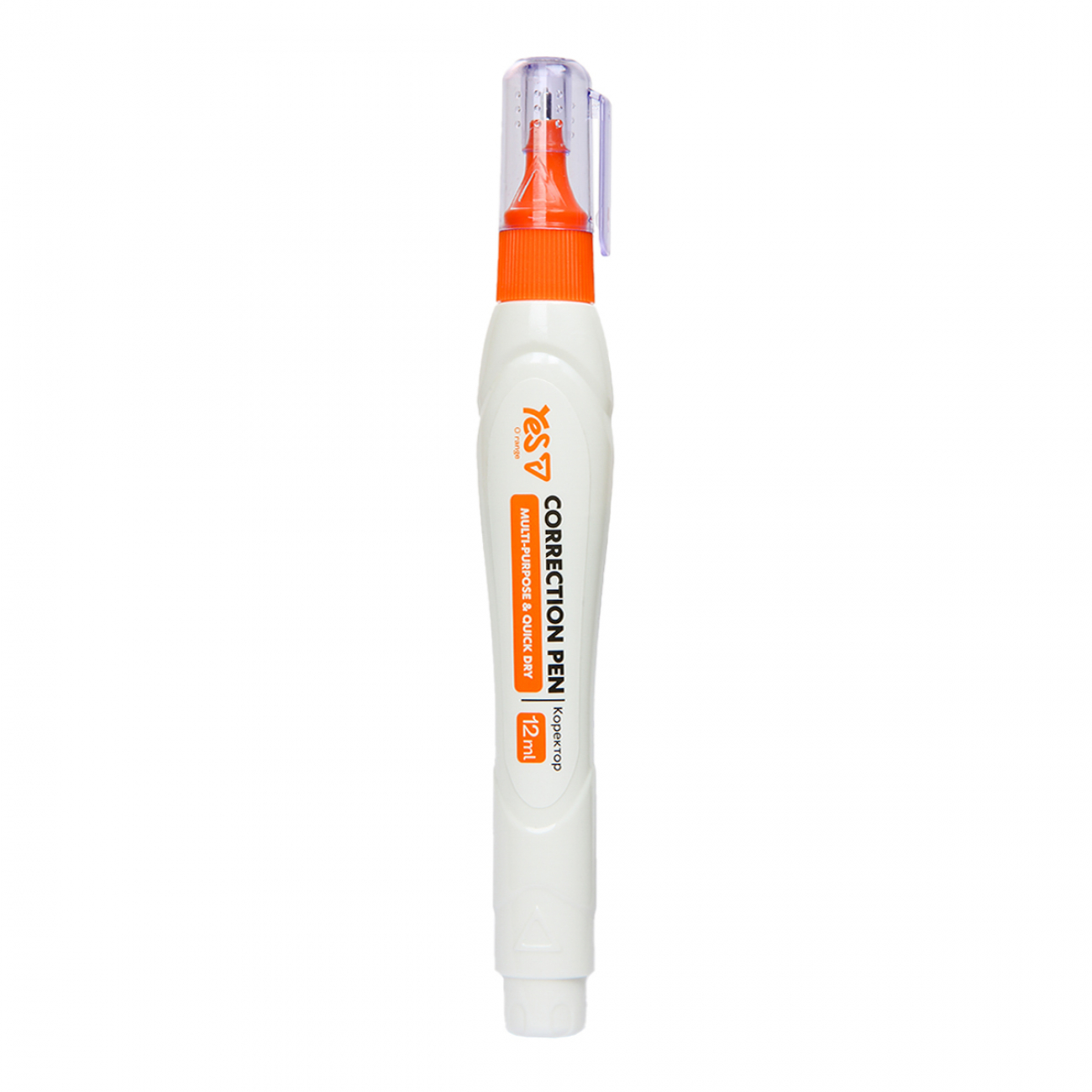 Коректор-ручка Yes "Orange Line" 12 мл, 340124