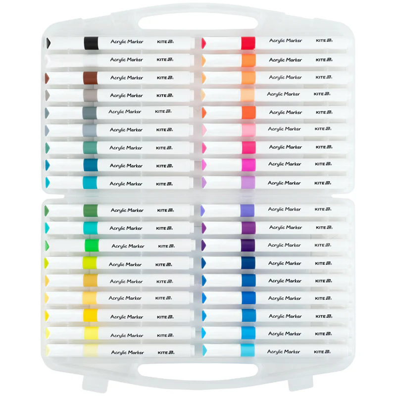 Маркери акрилові Jumbo, 36шт Kite Creative, K-1292 1