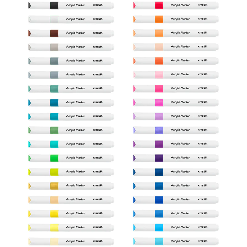 Маркери акрилові Jumbo, 36шт Kite Creative, K-1292 2