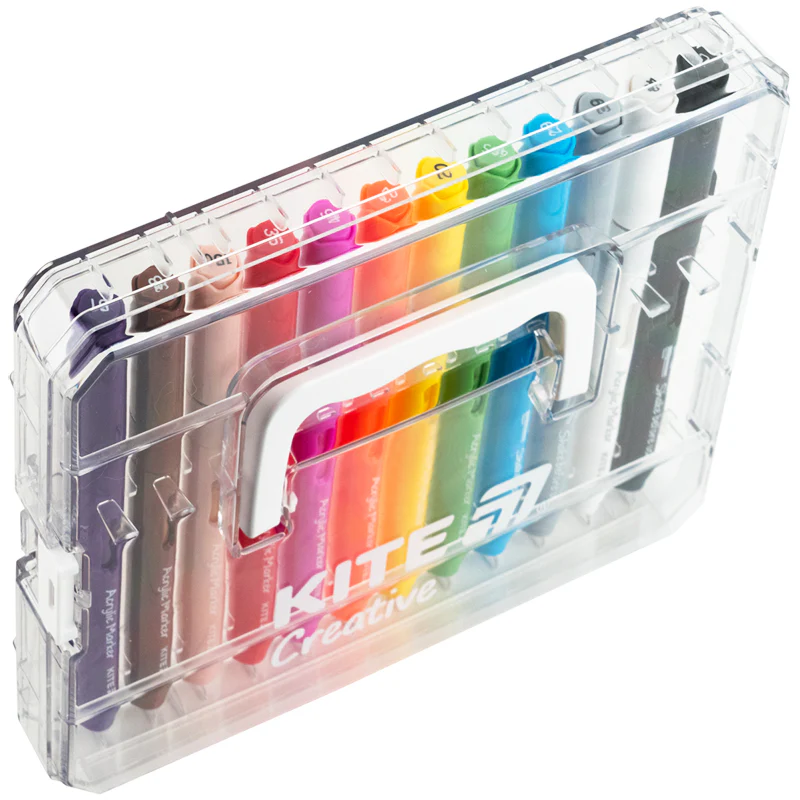 Маркери акрилові з рідкими чорнилами, 12шт Kite Creative, K-1161 2