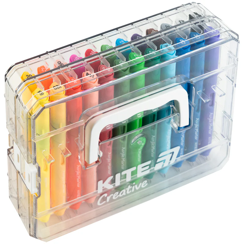 Маркери акрилові з рідкими чорнилами, 24шт Kite Creative, K-1162 2