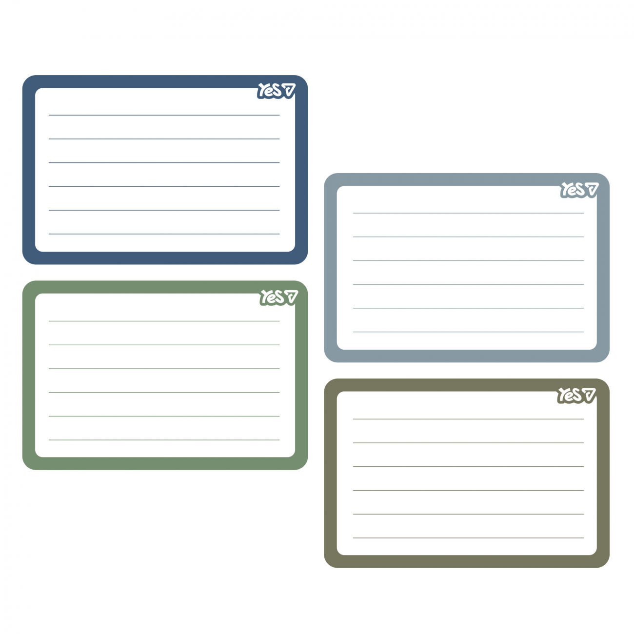 Наклейки на тетради Yes "Минимализм" 8 шт/уп, 955539
