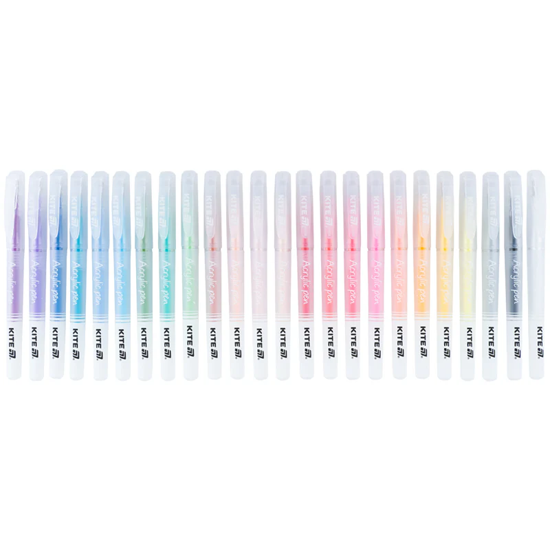 Ручки акрилові, набір 24шт Kite Creative, K-1296 2