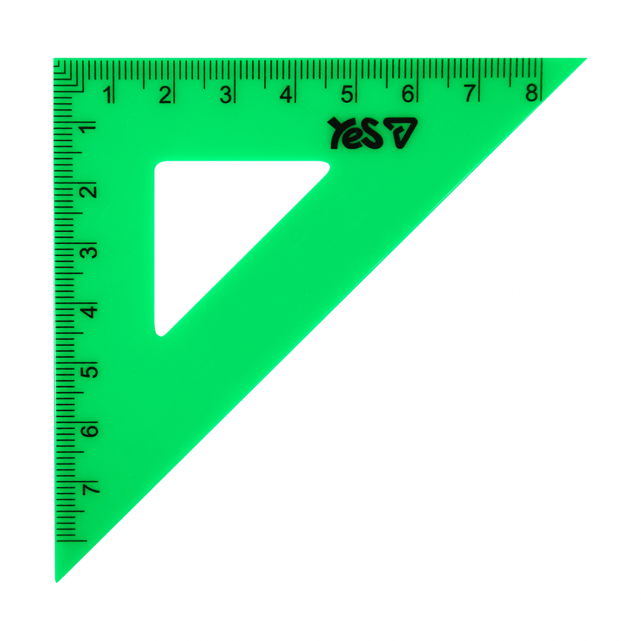 Трикутник  Yes "Orange Line" рівнобедрений флуор. 8 см, 370738