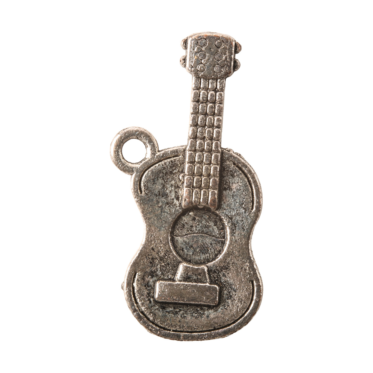 Набор металлических подвесок серебро Гитара