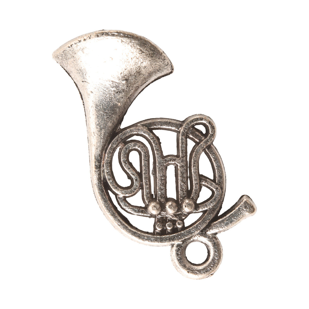 Набор металлических подвесок Духовая труба 11*22 мм, 10 шт