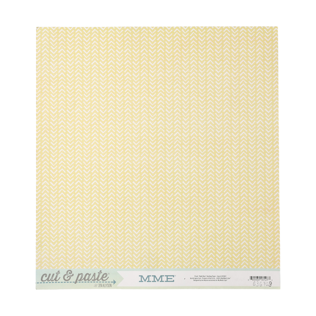 Папір 30*30 My Mind’s Eye Hashtag CP2027