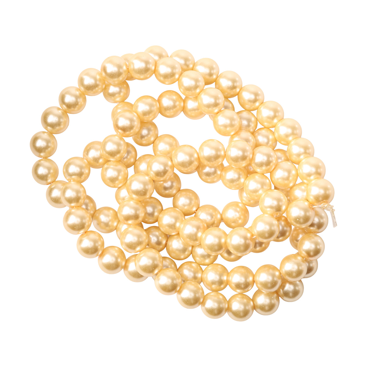 Намистини cкляні перлинні A050-A01-Ball-B1, 8 мм, D011-шампань