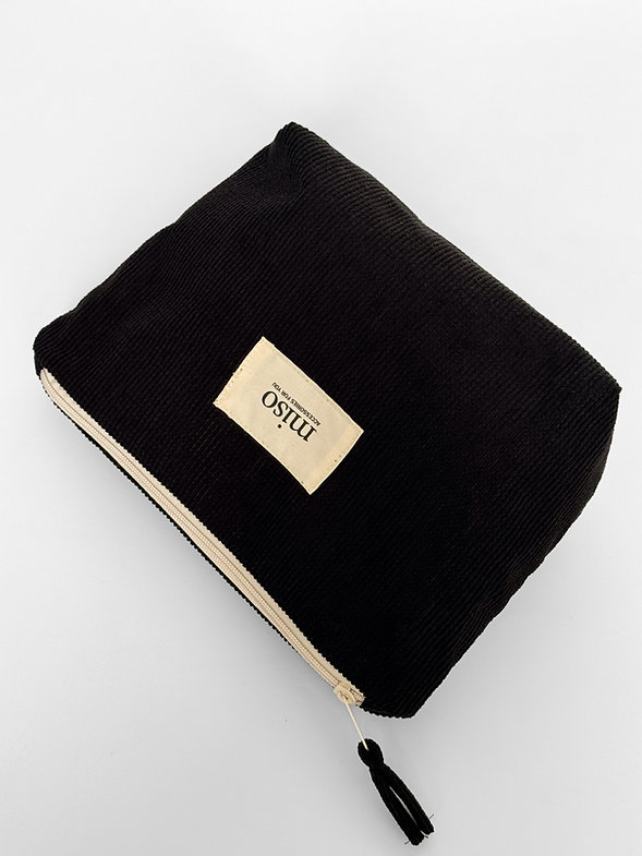 Косметичка вельвет - чорний (трикутник), VT03-6 3