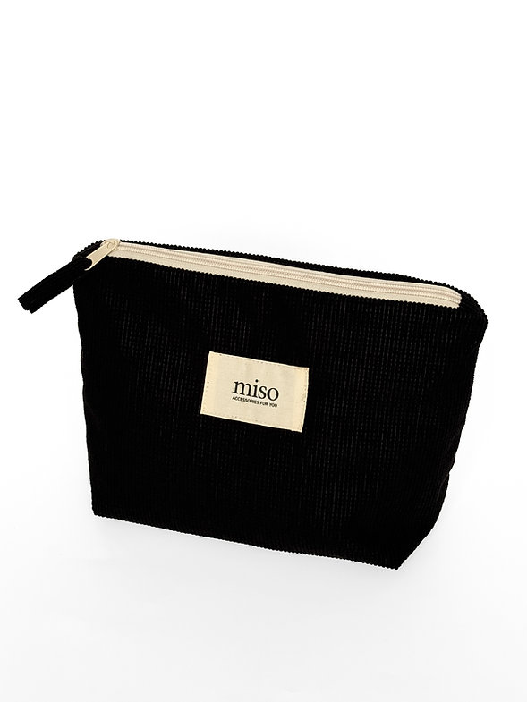 Косметичка вельвет - чорний (трикутник), VT03-6 1