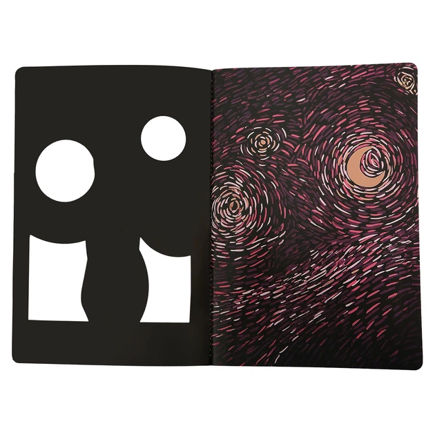 Зошит Yes А4/60 арк. "Abstraction cat" з висічкою, лінія, 682021 2