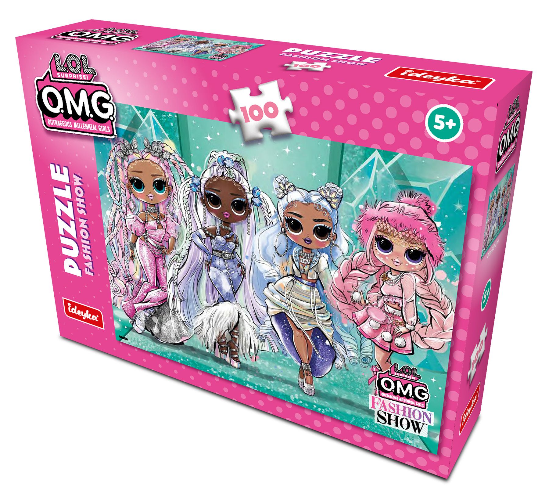 Набір пазлів "L.O.L. Surprise! O.M.G. Fashion Show", 100 елементів, LP100-005 ТМ "Ідейка" 1