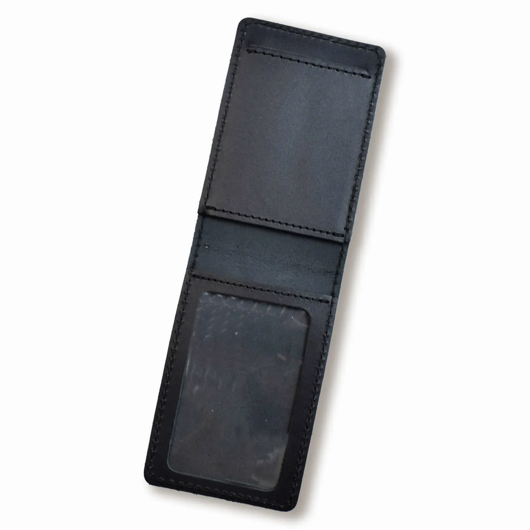 Обкладинка Національна поліція з місцем під жетон тип 2 (чорна, чисте тиснення) 2