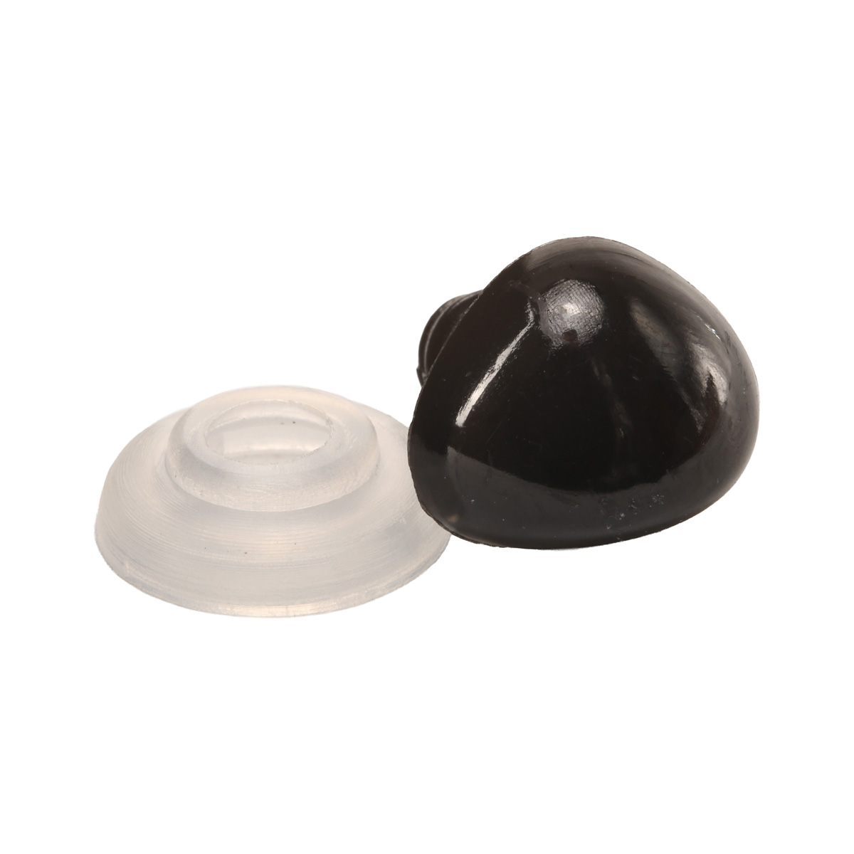 Носик - чорний, 10 мм, пластик 1шт.