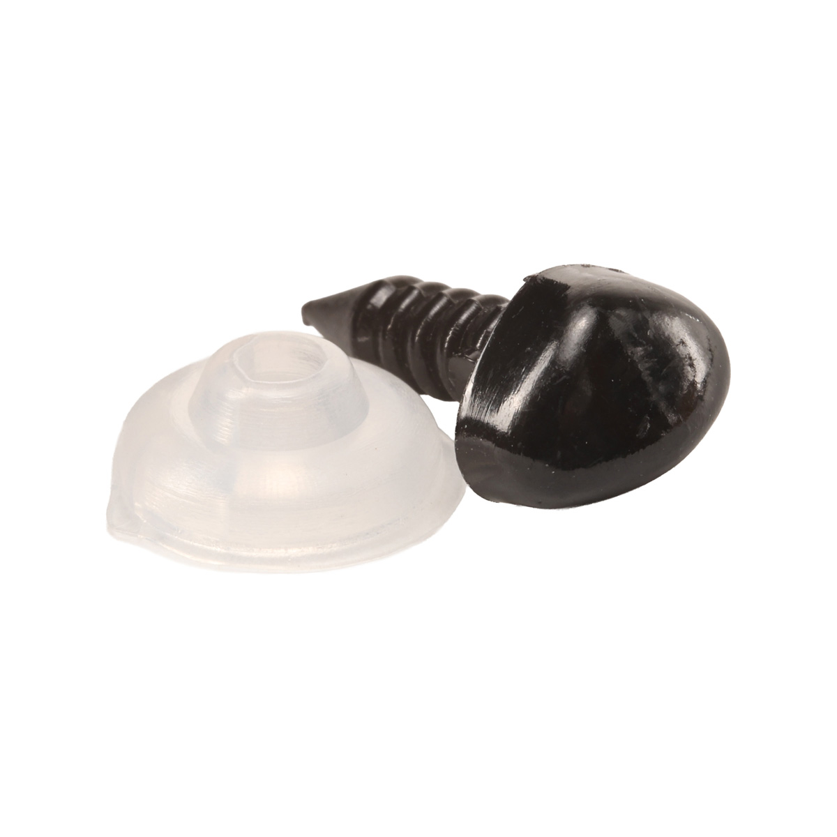 Носик - чорний, 7 мм, пластик 1шт.