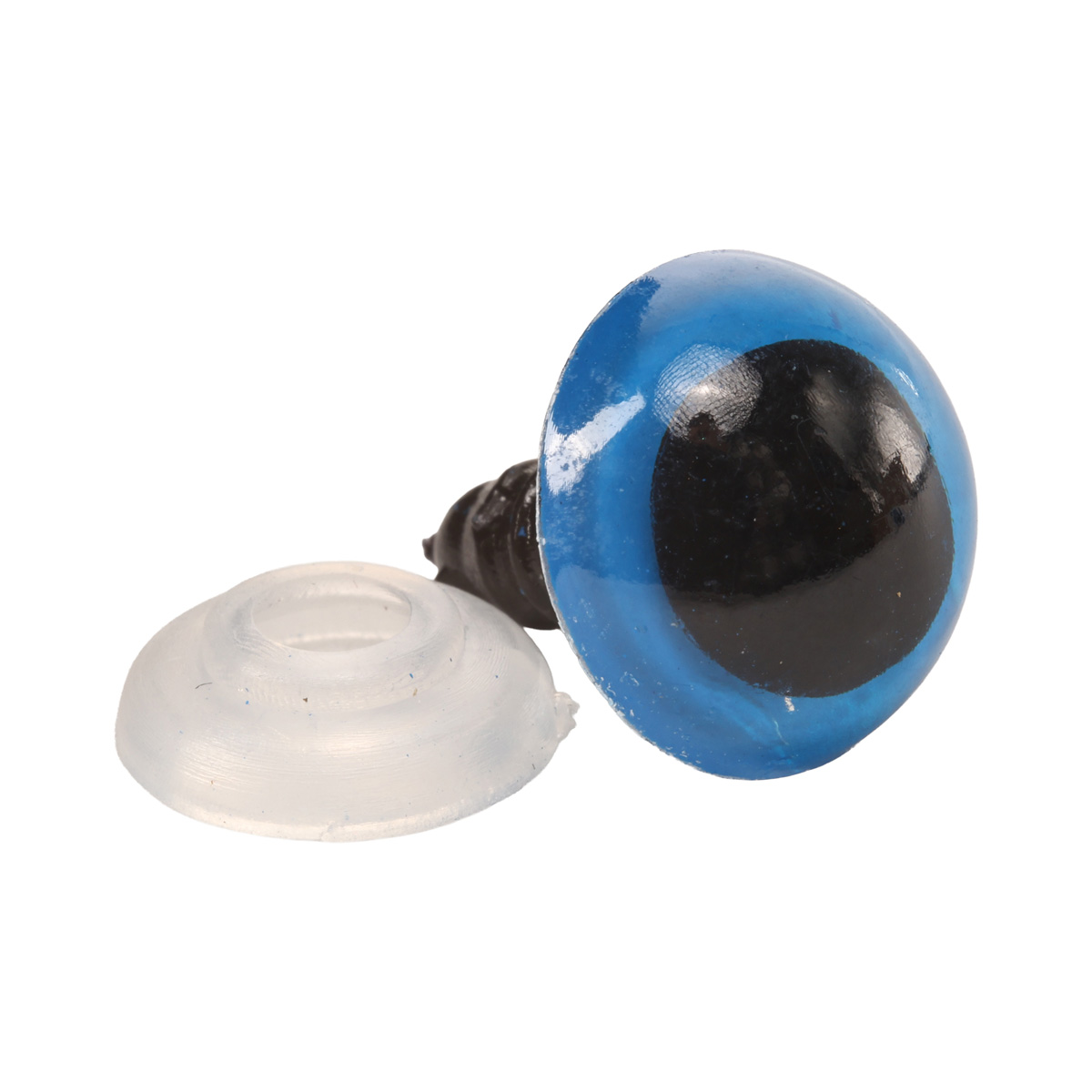 Оченята блакитні 14 мм, пластик, уп/2 шт