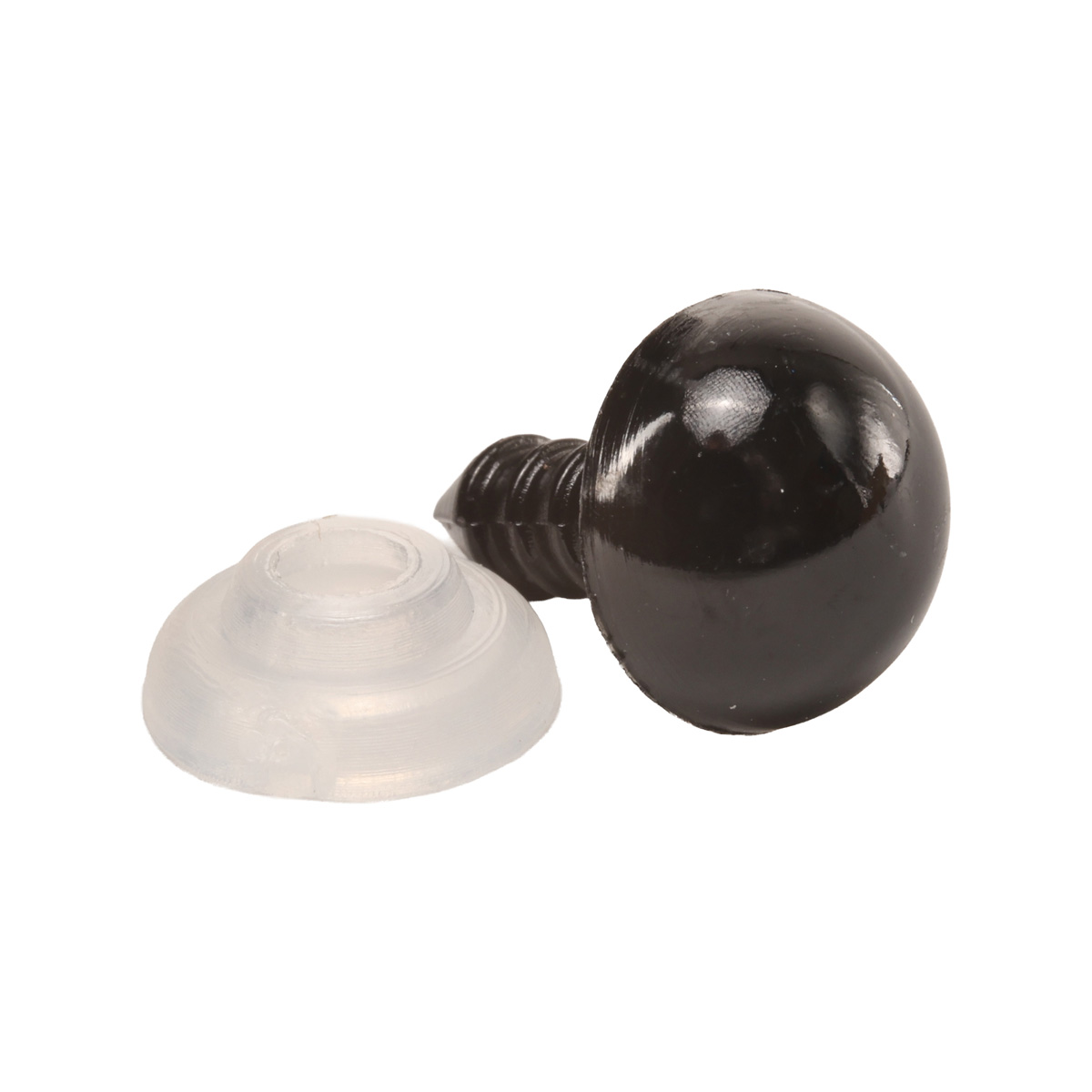 Оченята чорні 10 мм, пластик, уп/2 шт