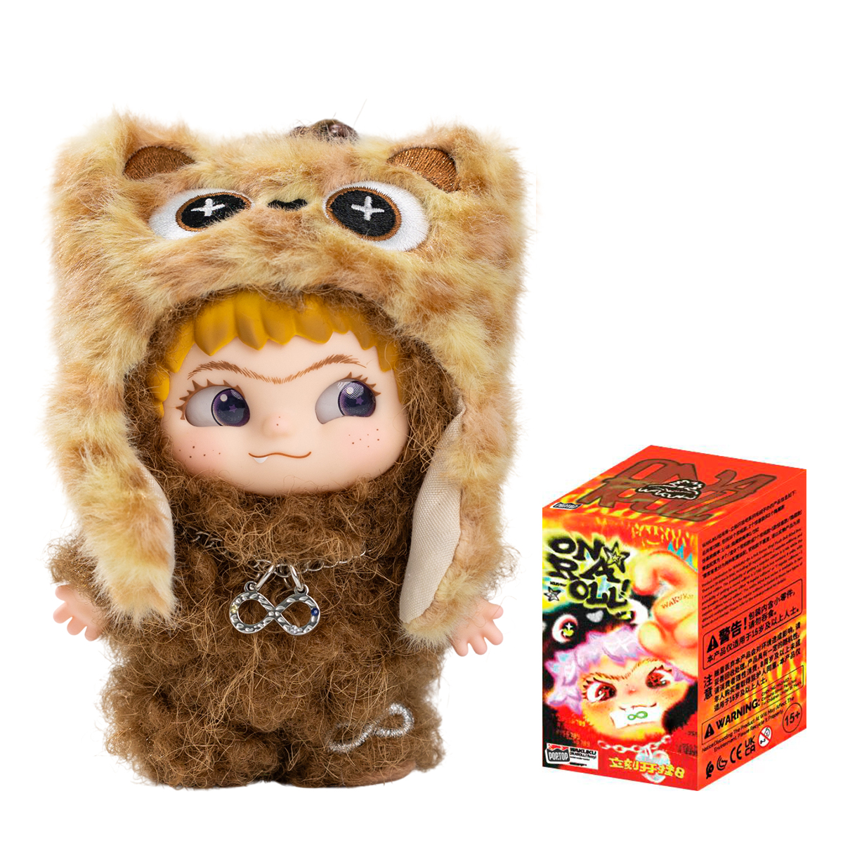 Колекційна м’яка іграшка на підвісі POP TOP Letsvan серії "Wakuku" - Числа Удачі (у дисп.),17WK-0606