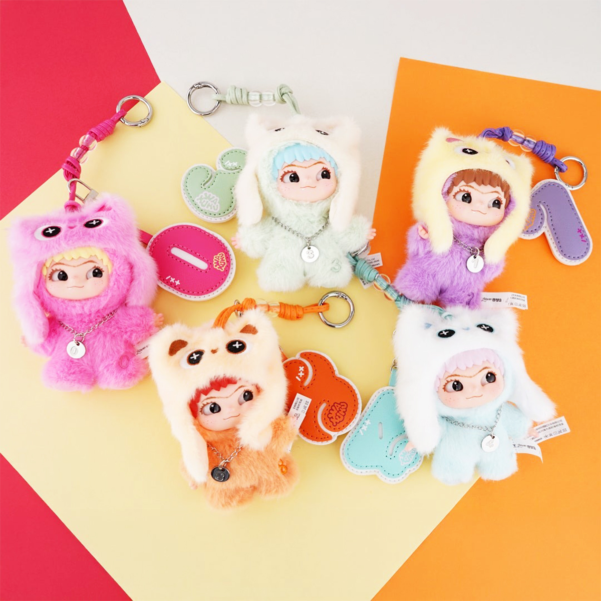 Колекційна м’яка іграшка на підвісі POP TOP Letsvan серії "Wakuku" - Числа Удачі (у дисп.),17WK-0606 4