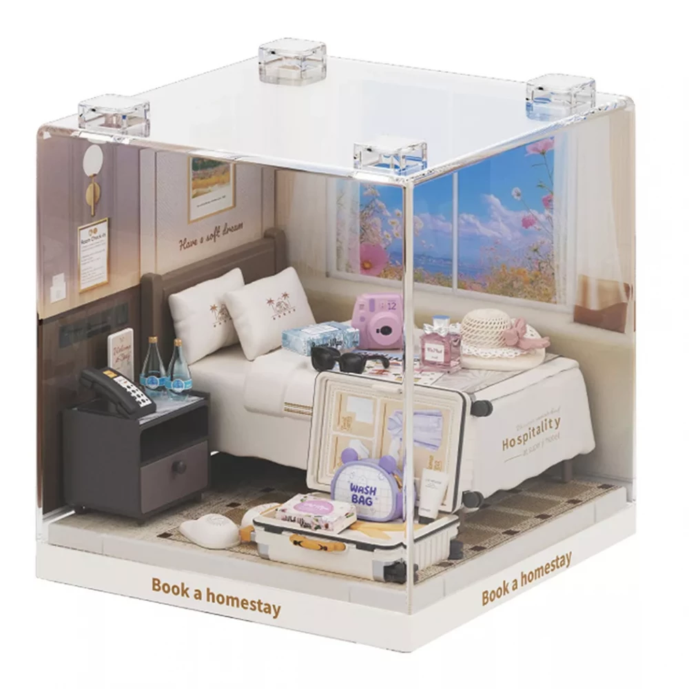 Конструктор-румбокс MINI HOUSE серии "Интерьер Мини" – Гостиничный Номер, 8038 2