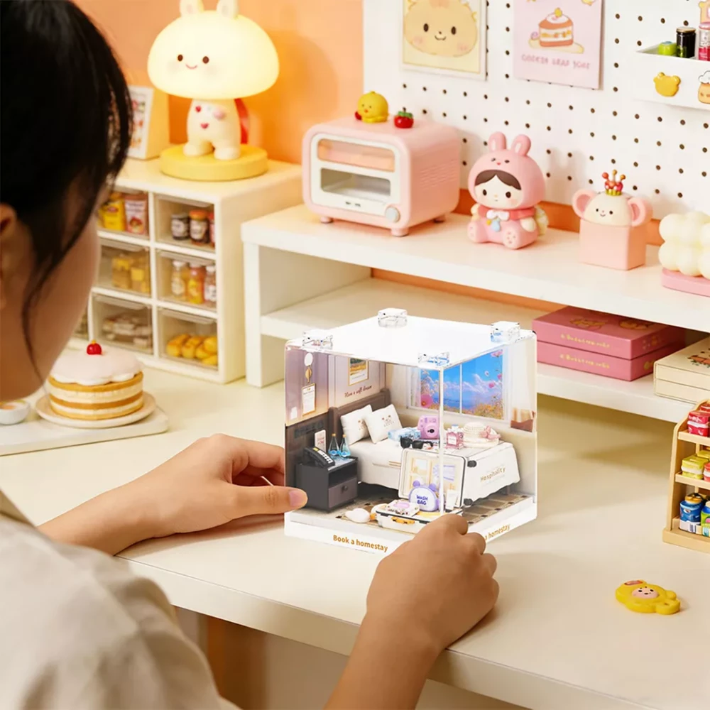 Конструктор-румбокс MINI HOUSE серии "Интерьер Мини" – Гостиничный Номер, 8038 4