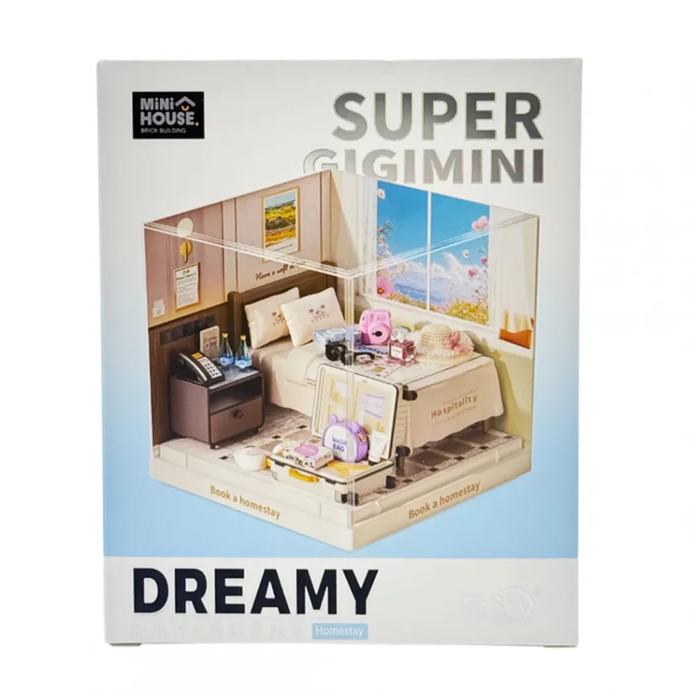 Конструктор-румбокс MINI HOUSE серии "Интерьер Мини" – Гостиничный Номер, 8038 6