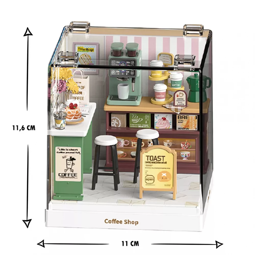 Конструктор-румбокс MINI HOUSE серии "Интерьер Мини" – Кофейня, 8034 1