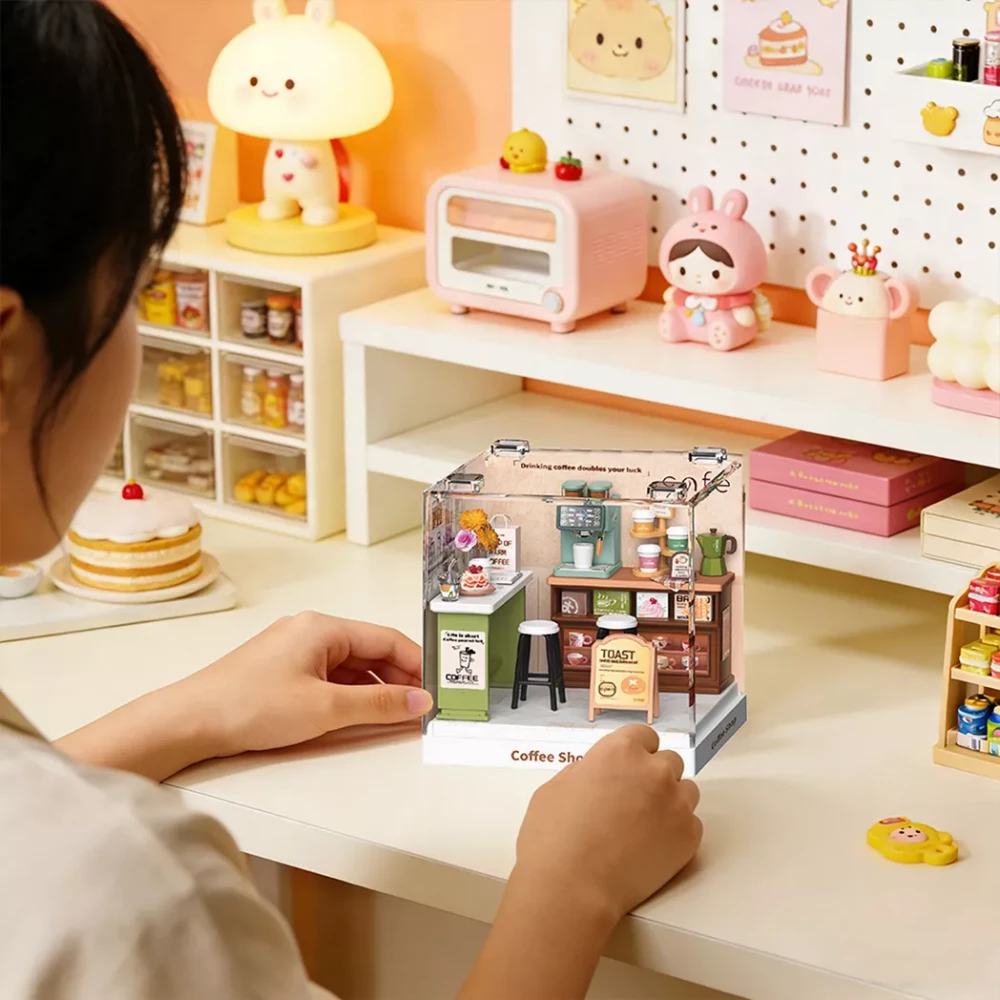 Конструктор-румбокс MINI HOUSE серии "Интерьер Мини" – Кофейня, 8034 3