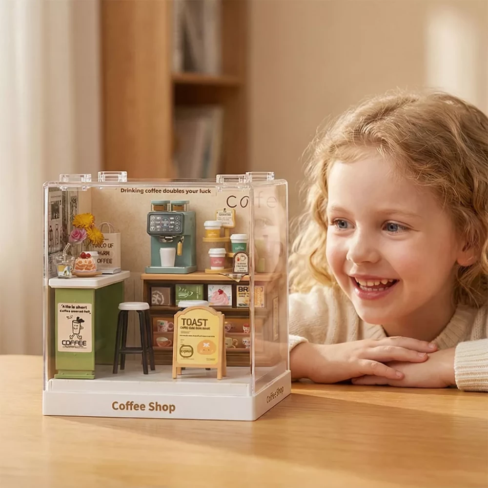 Конструктор-румбокс MINI HOUSE серии "Интерьер Мини" – Кофейня, 8034 4