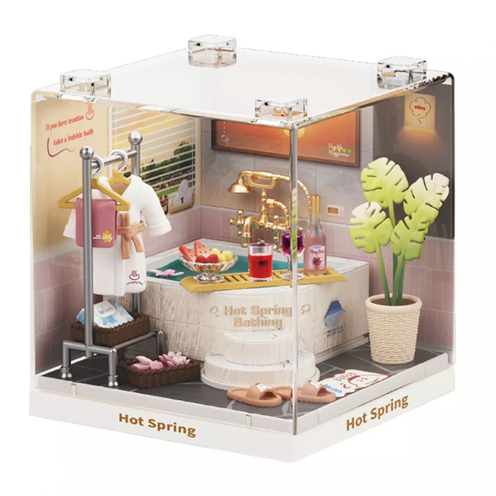 Конструктор-румбокс MINI HOUSE серии "Интерьер Мини" – Термальная Купальня, 8041