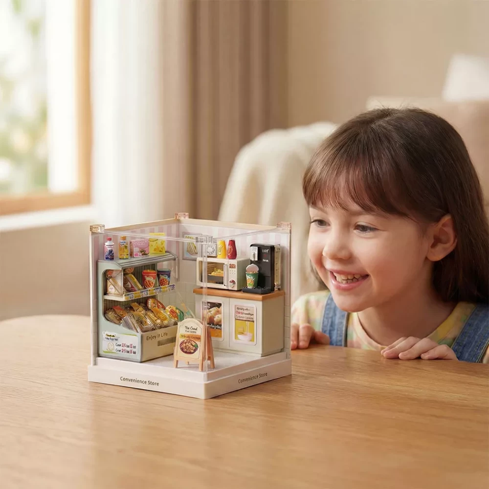 Конструктор-румбокс MINI HOUSE серии "Интерьер Мини" – Круглосуточный Магазин, 8033 5