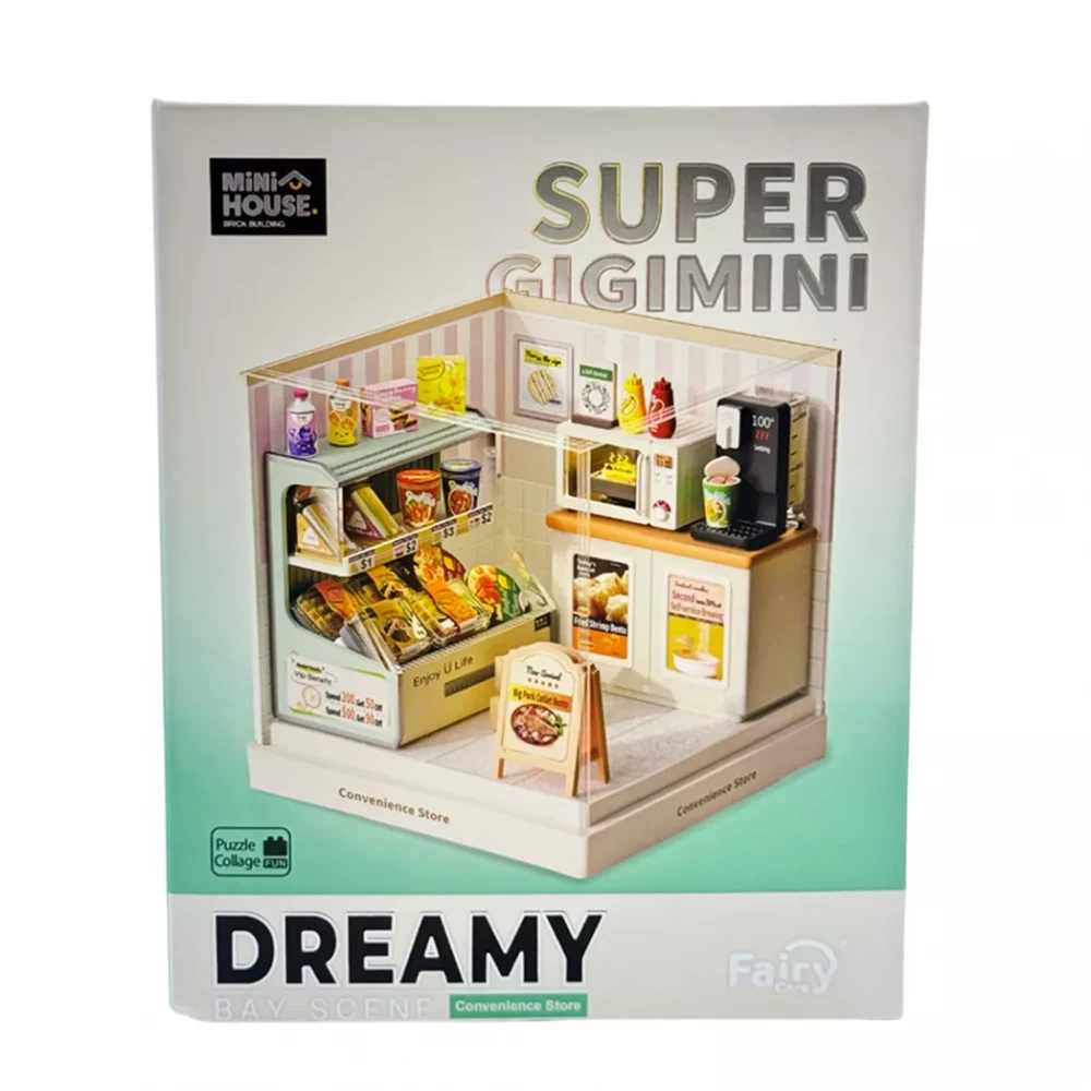 Конструктор-румбокс MINI HOUSE серии "Интерьер Мини" – Круглосуточный Магазин, 8033 6