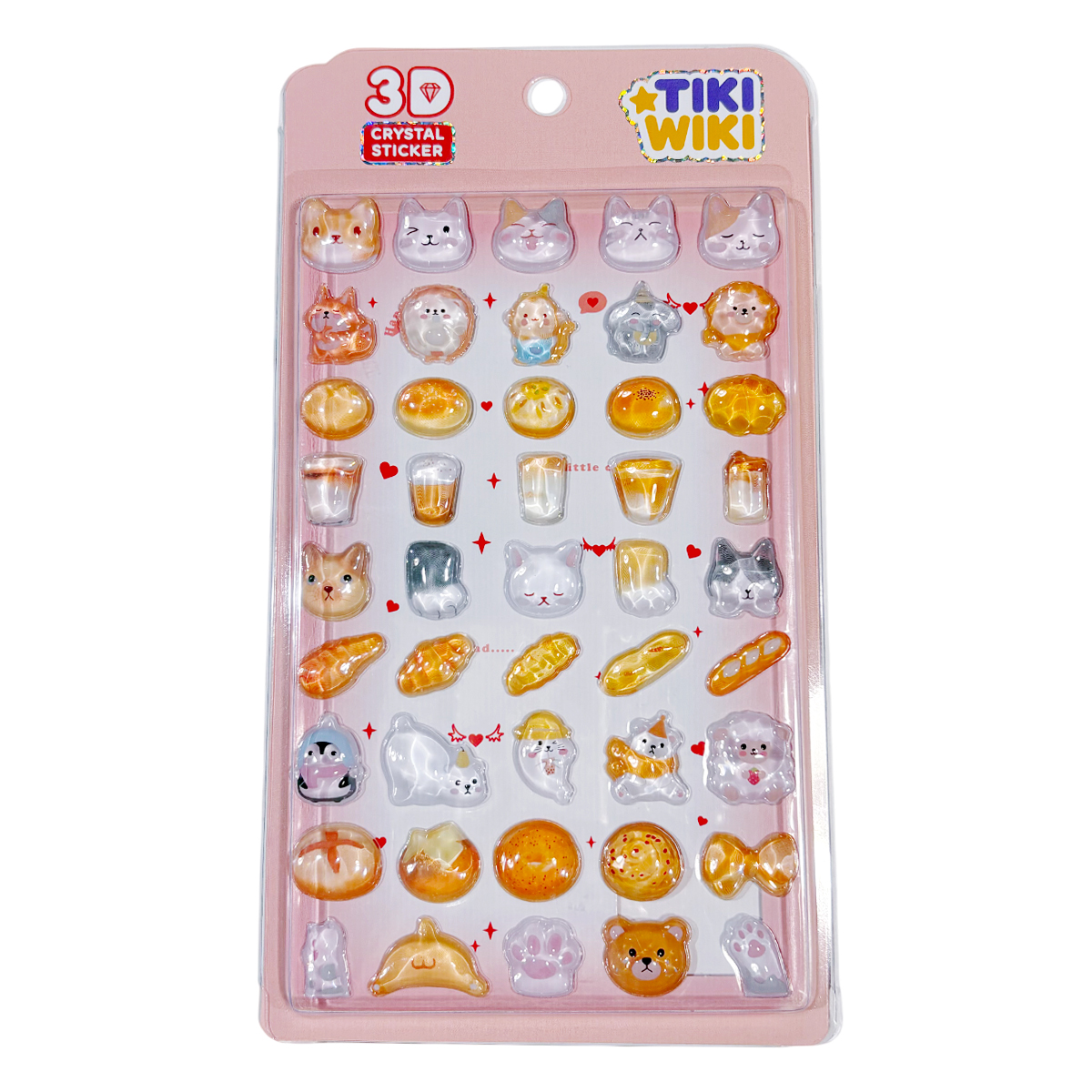 Набір 3D-наліпок TIKI WIKI серії "Crystal" – Тікі Затишок, 51422