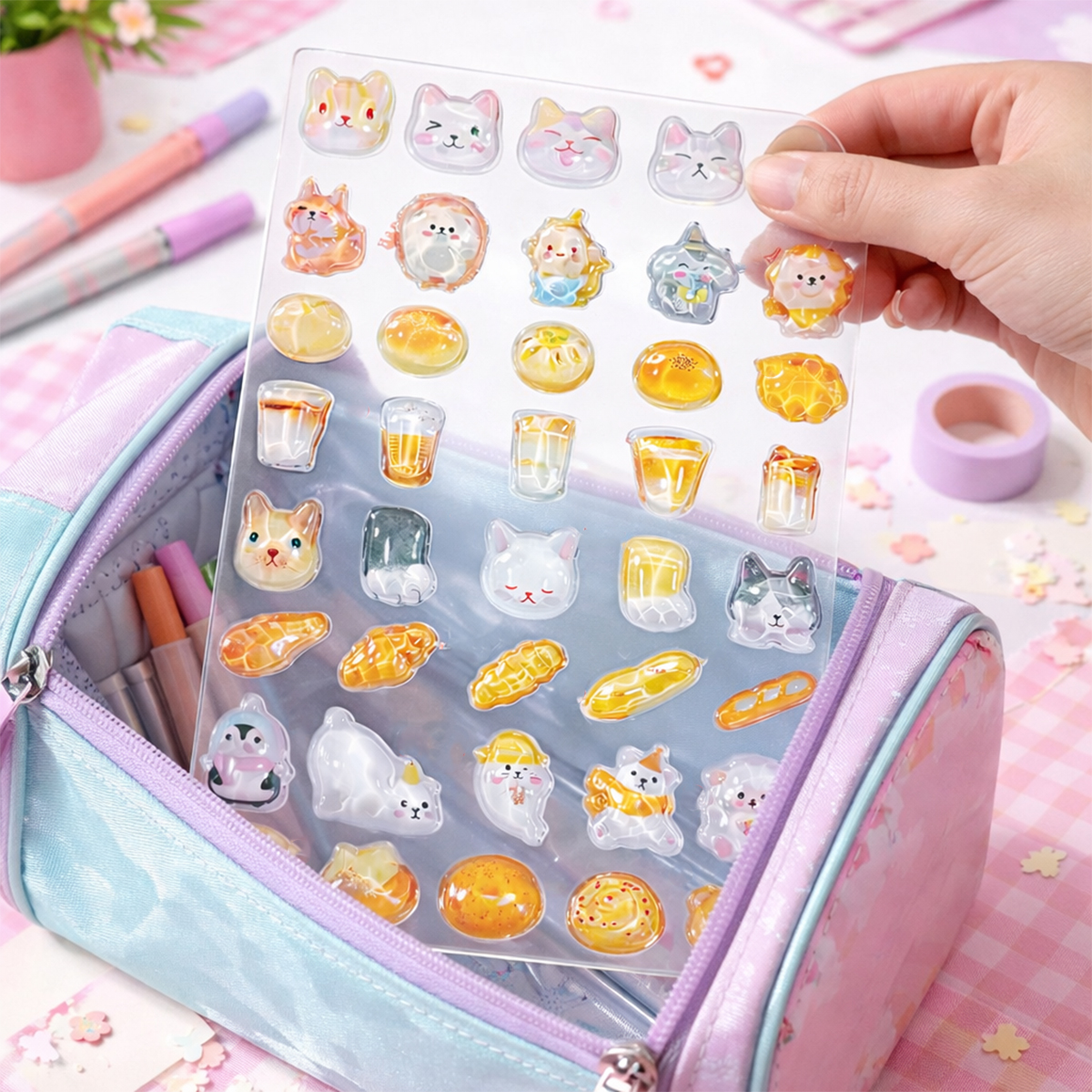 Набір 3D-наліпок TIKI WIKI серії "Crystal" – Тікі Затишок, 51422 1