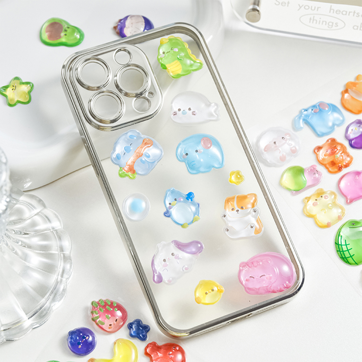 Набір 3D-наліпок TIKI WIKI серії "Crystal" – Тікі Милі Тваринки, 51369 2