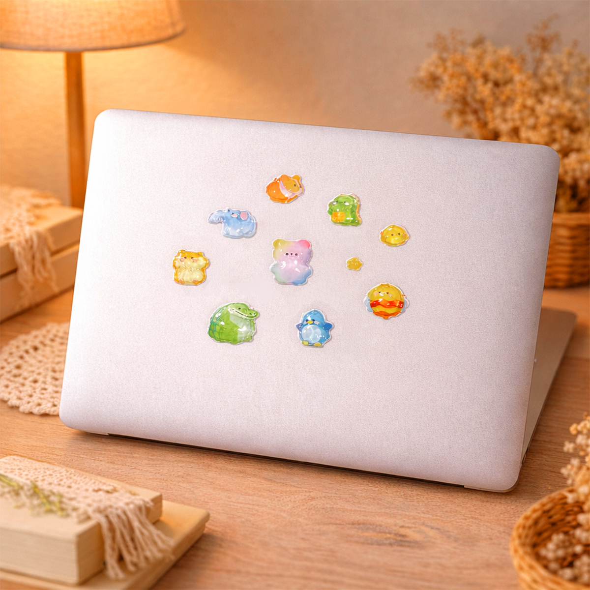 Набір 3D-наліпок TIKI WIKI серії "Crystal" – Тікі Милі Тваринки, 51369 3