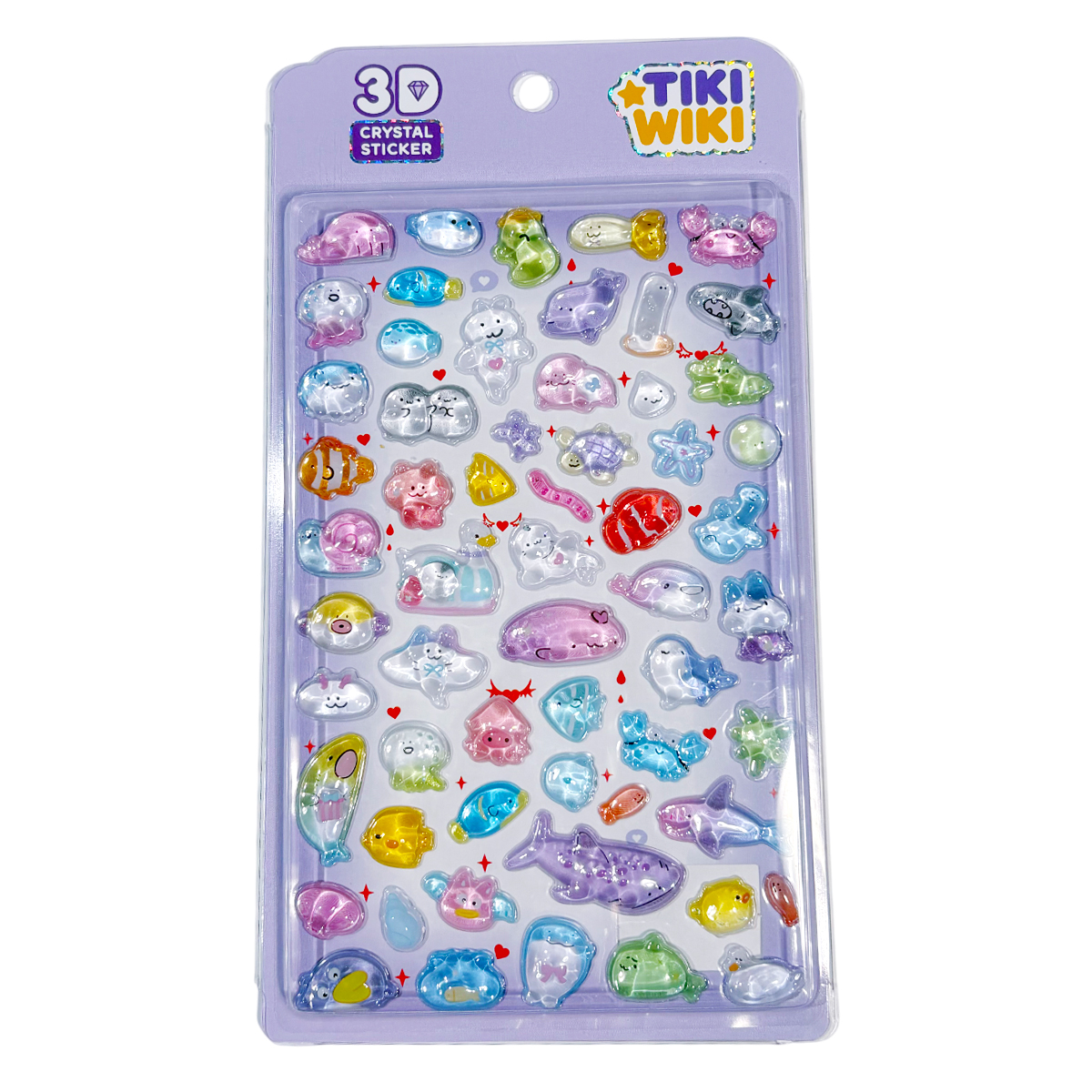 Набір 3D-наліпок TIKI WIKI серії "Crystal" – Тікі Море, 51423