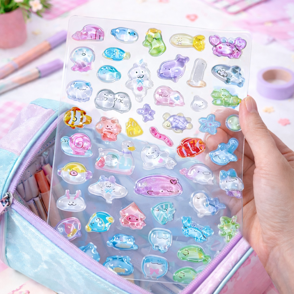 Набір 3D-наліпок TIKI WIKI серії "Crystal" – Тікі Море, 51423 1