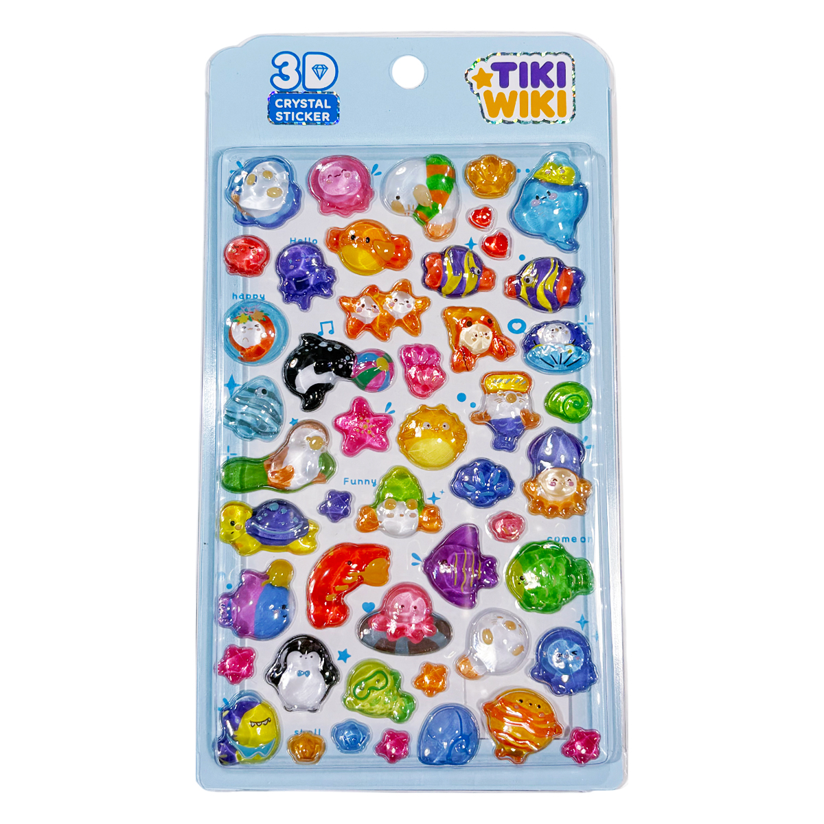 Набір 3D-наліпок TIKI WIKI серії "Crystal" – Тікі Океан, 51366