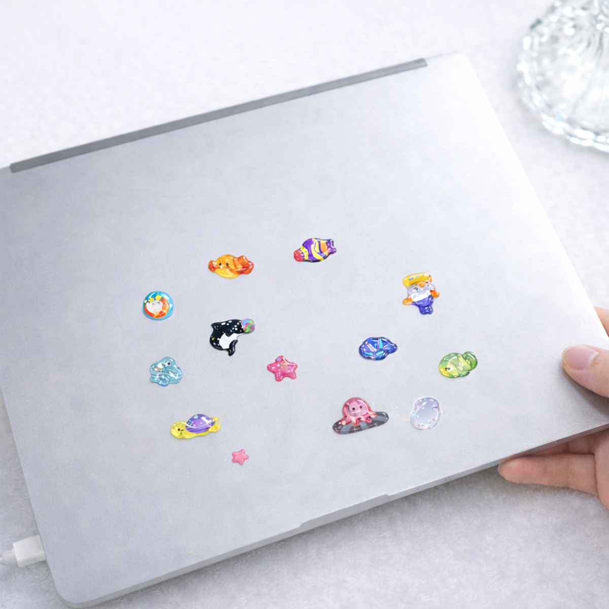 Набір 3D-наліпок TIKI WIKI серії "Crystal" – Тікі Океан, 51366 3