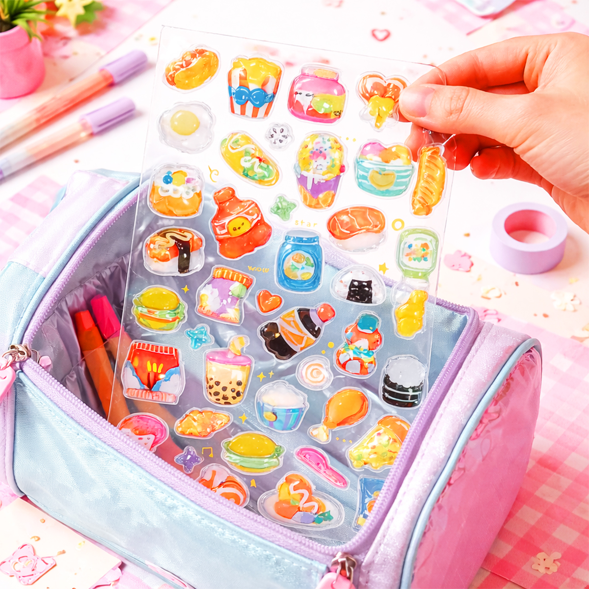 Набір 3D-наліпок TIKI WIKI серії "Crystal" – Тікі Смаколики, 51368 1