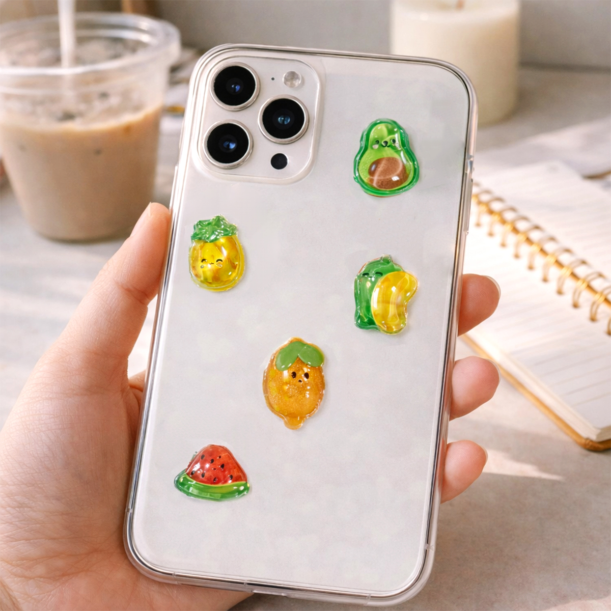 Набір 3D-наліпок TIKI WIKI серії "Crystal" – Тікі Фрукти, 51367 2