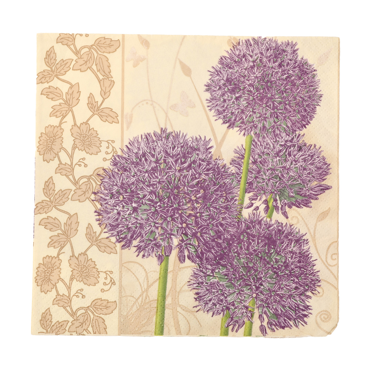 Декупажні серветки "Фіолетова розкіш", 33*33 см, МАКІ